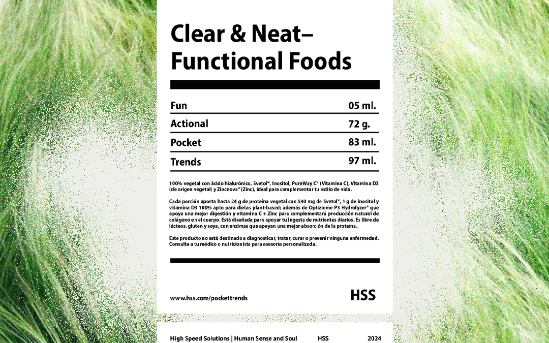Clear & Neat– Functional Foods